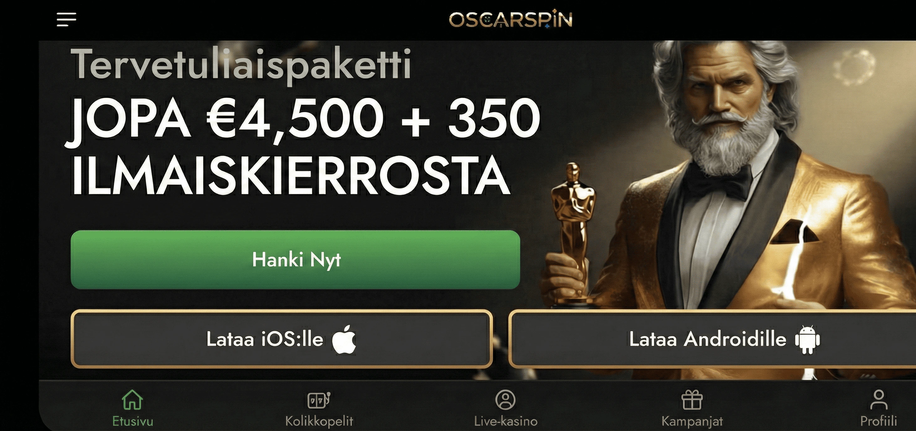 Oscarspin casino app